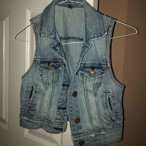 American Eagle Denim Vest